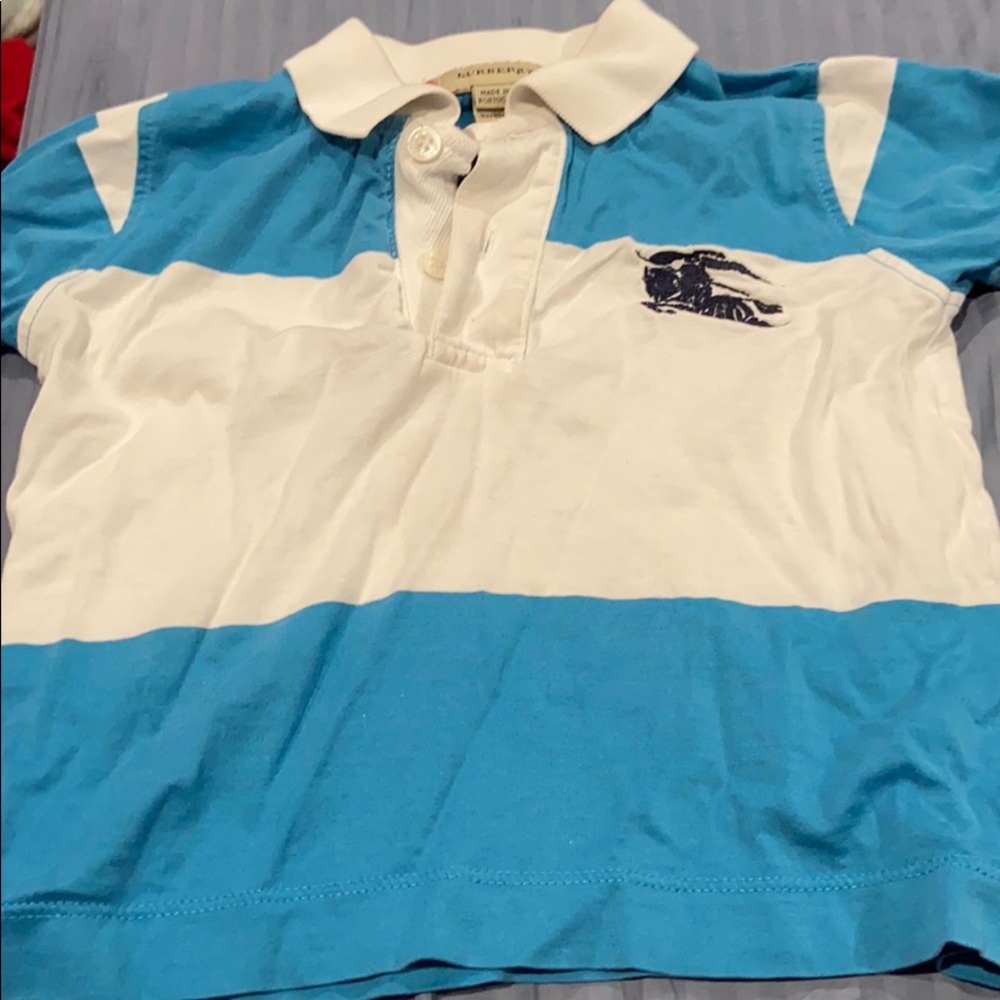 Boy blue/white 2T Burberry